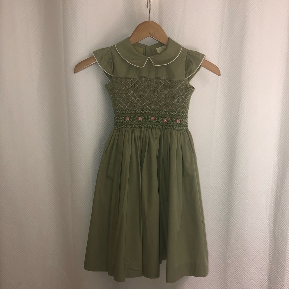 Girls smocked party dress size 4